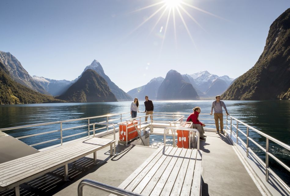 Scenic Tours NZ Milford Sound Cruise and Underwater Observatory cruise deck